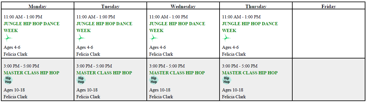 Schedule with link to register
